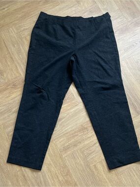 J Jill Ponte Leggings Pants Gray size Large Pull on Work Comfort preowned